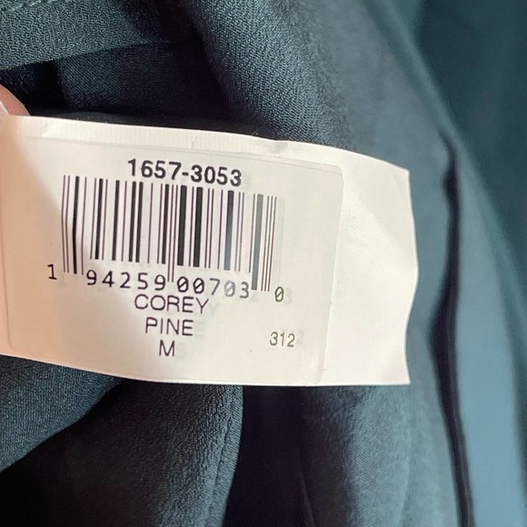 Dress The Population Corey Pine Fit & Flare Chiffon Dress Women's Size M NWT - Picture 10 of 12